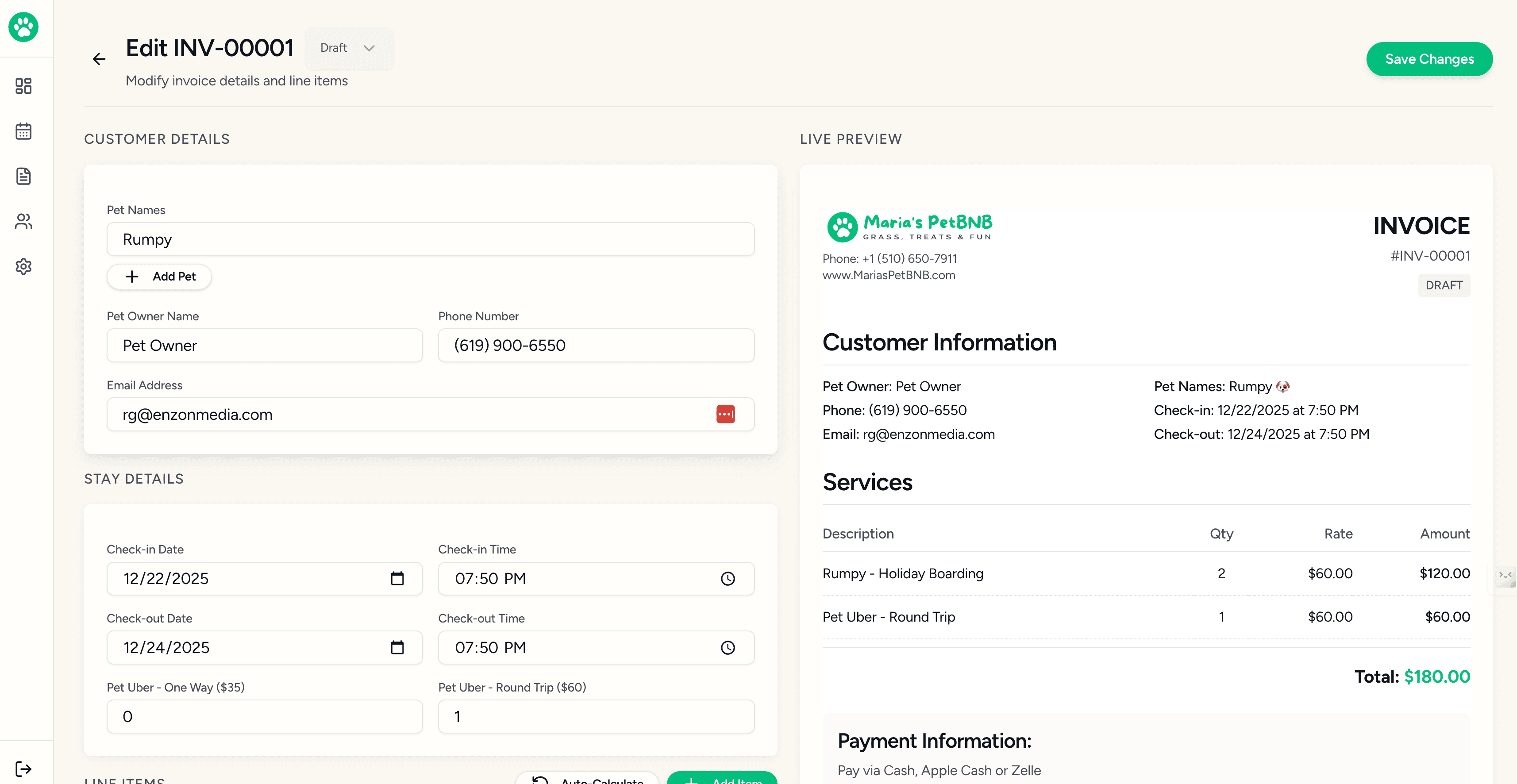 Invoice System